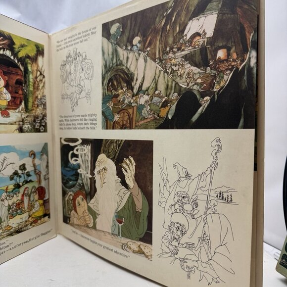Vtg Rankin/Bass "THE HOBBIT" by J.R.R. Tolkien DISNEYLAND Vinyl Lp Record 3819 - Picture 8 of 8